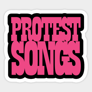 Prefab Sprout Protest Songs 2-sided Sticker